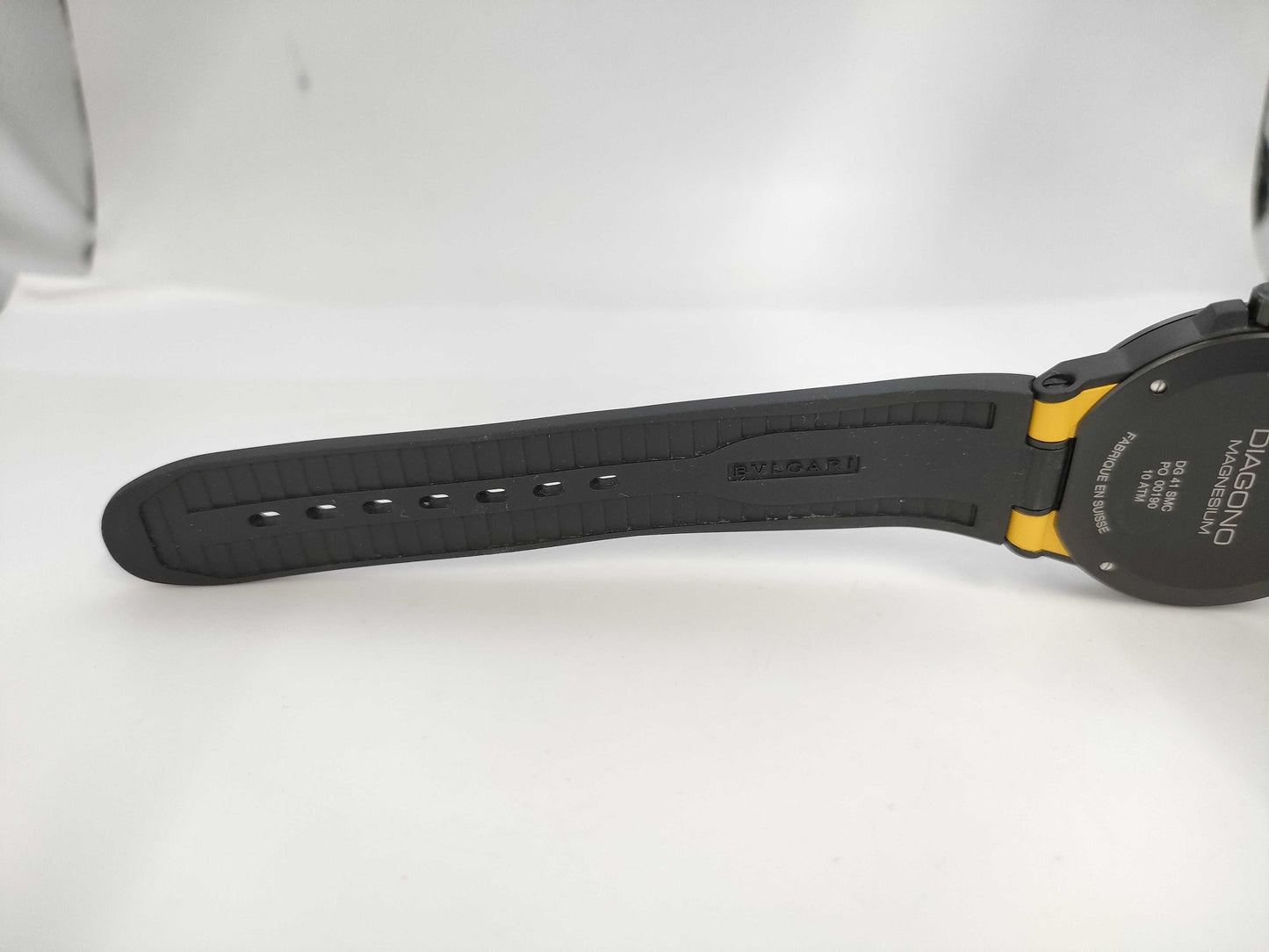 BVLGARI Diagono Magnesium DG41SMC PO00190 Automatic Yellow Dial Men's Watch