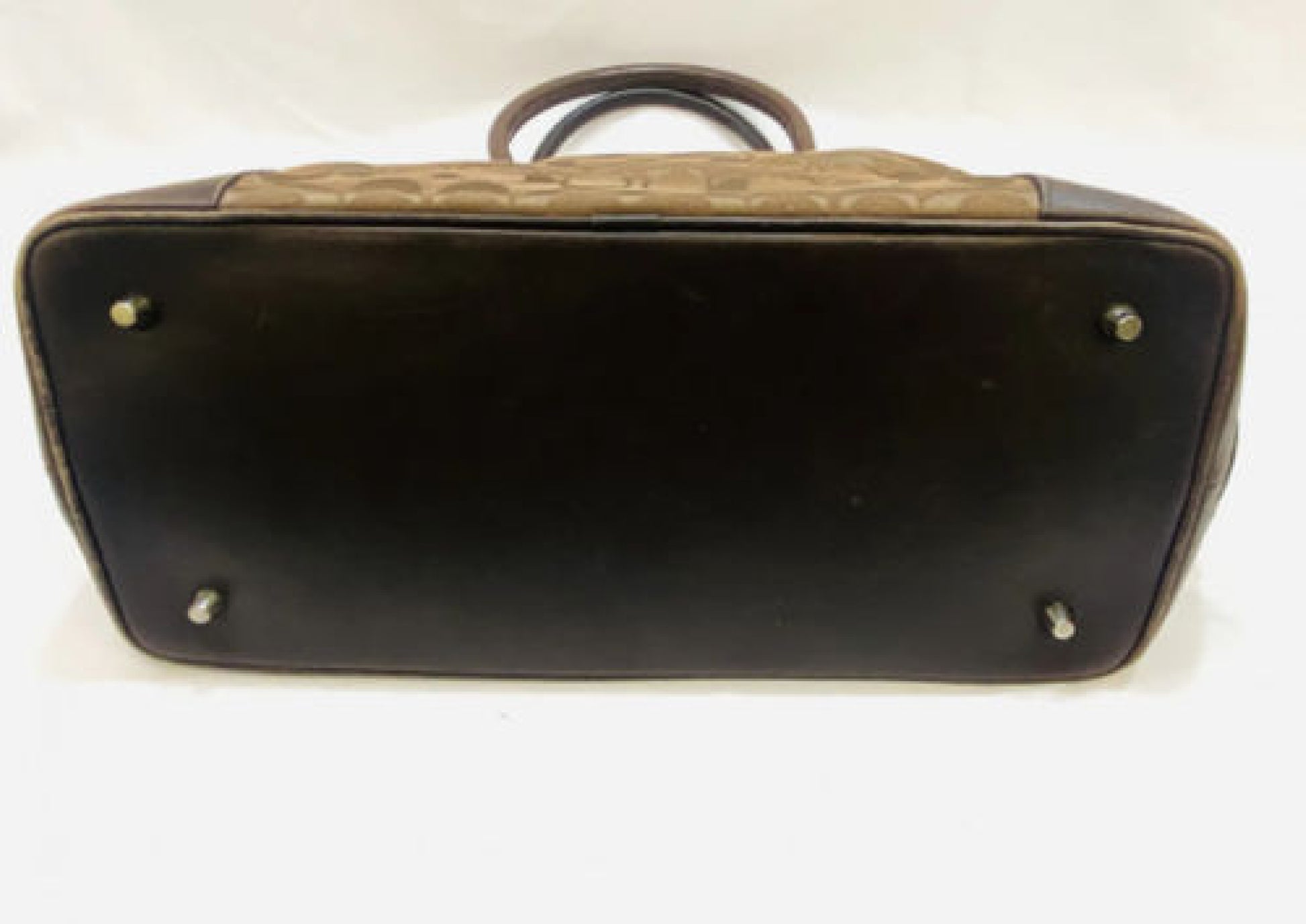 COACH Signature Brown Tote Bag Handbag