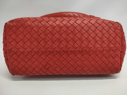 BOTTEGA VENETA Bottega Garda Bag Leather Small Red Handbag