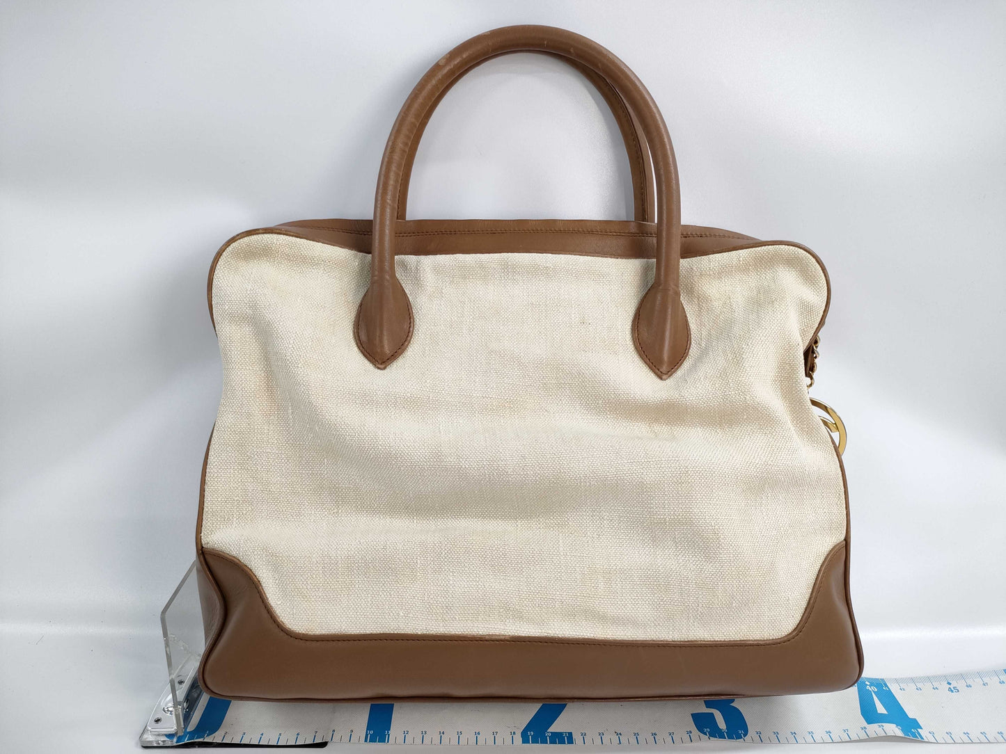 CHANEL denim business bag handbag