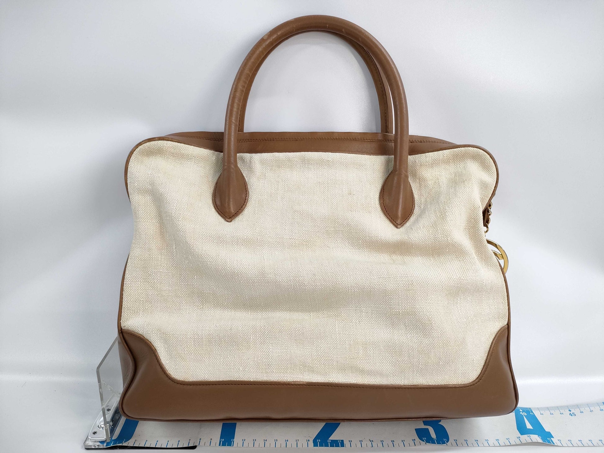 CHANEL denim business bag handbag