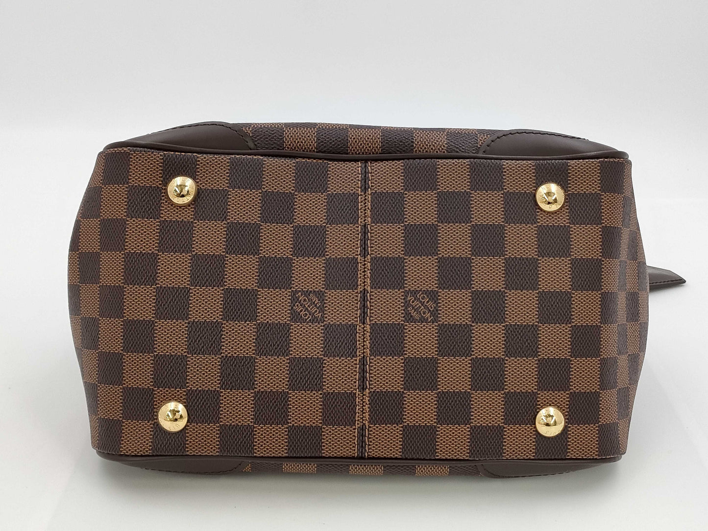 LOUIS VUITTON Damier Verona PM N41117 DU1161 Brown Tote Bag