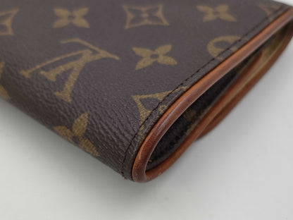 LOUIS VUITTON Monogram Pochette Twin GM M51852 FL1929 Shoulder Bag