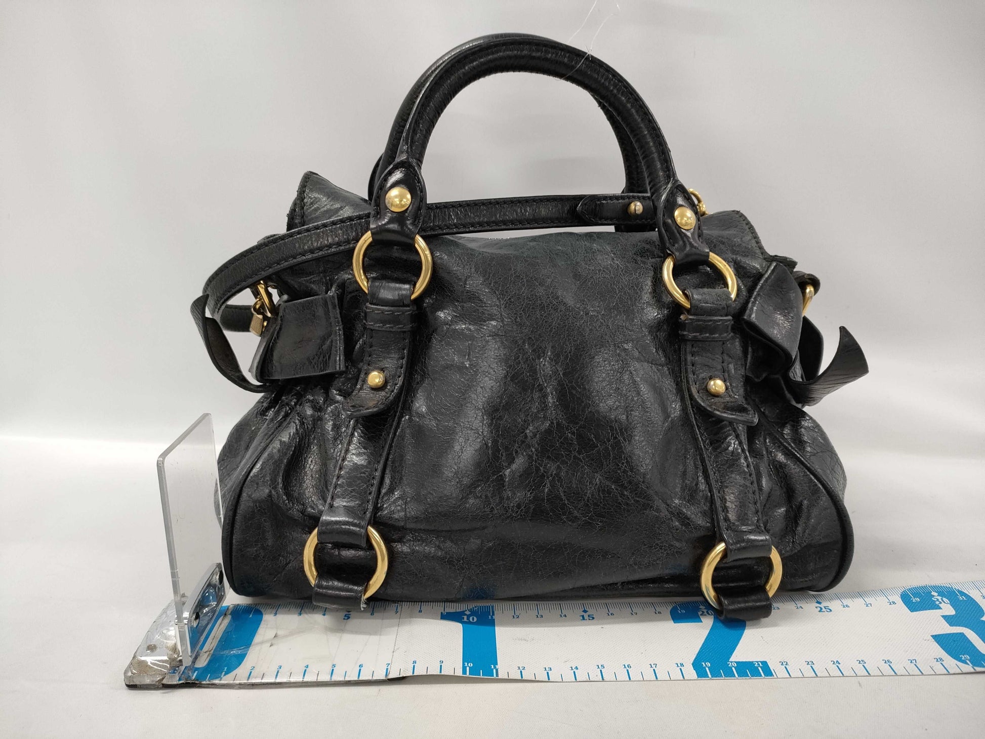 Miu Miu 2-Way Leather Handbag