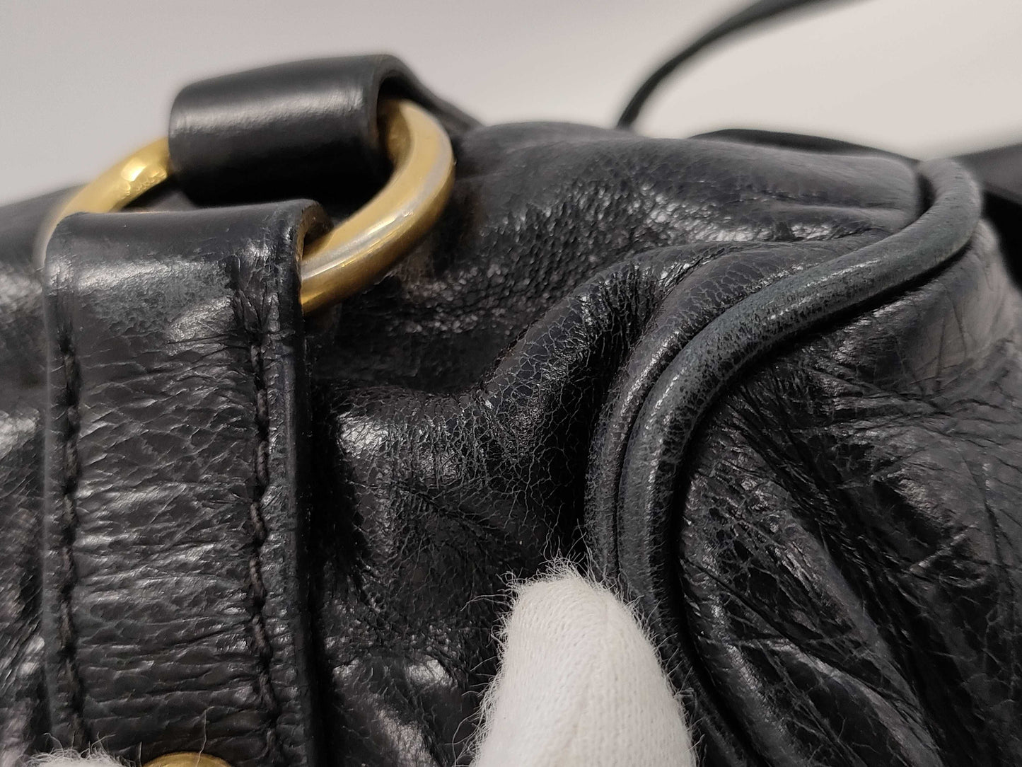 Miu Miu 2-Way Leather Handbag