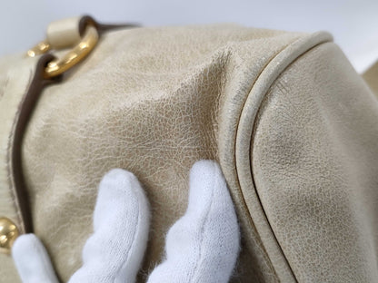 Miu Miu 2-Way Leather Shoulder Bag