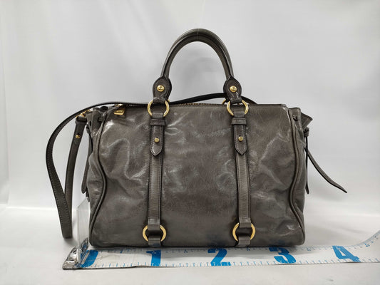 Miu Miu 2-Way Leather Handbag