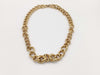 Dior Big Chain Gold Rhinestone Necklace