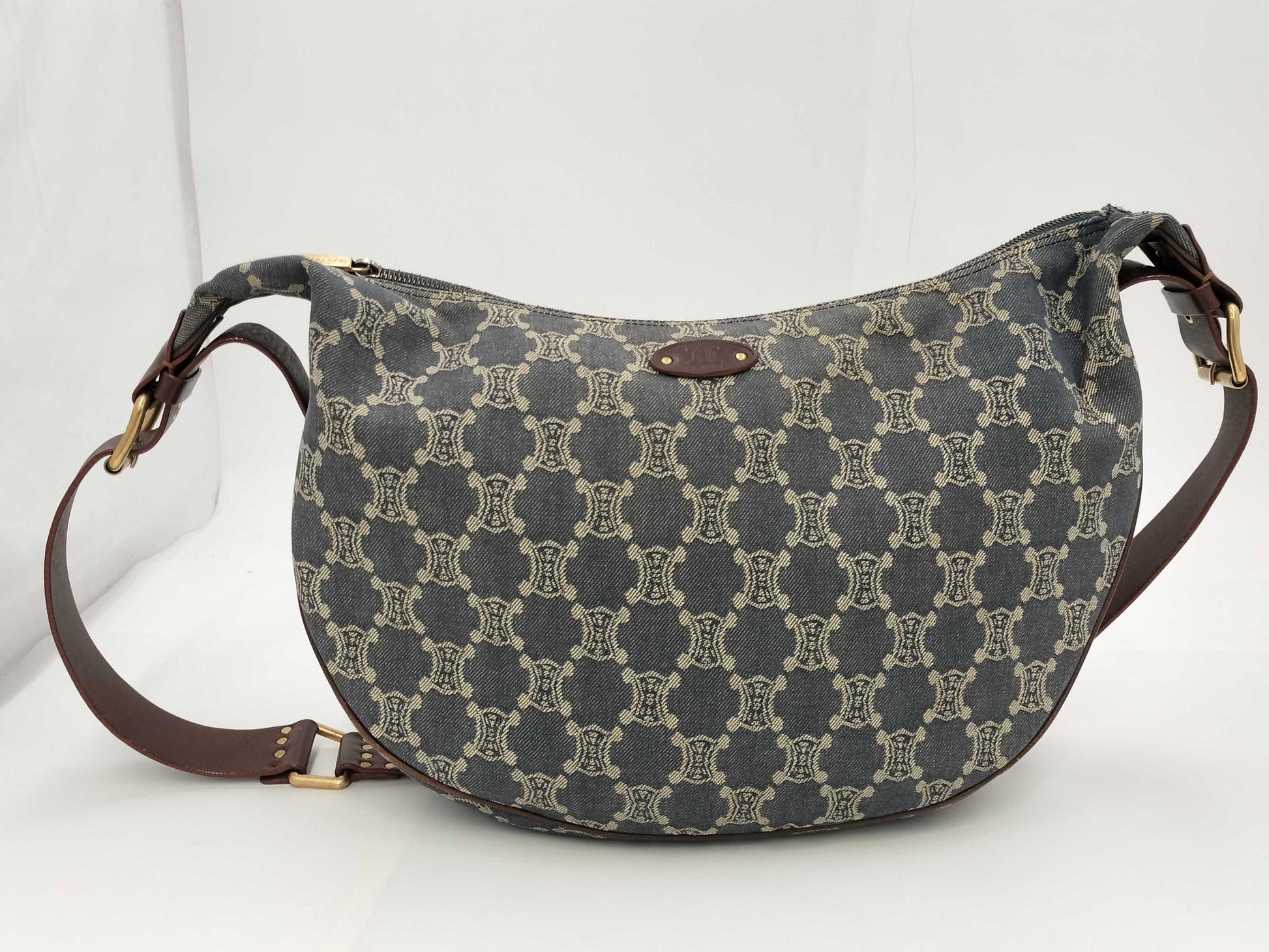 CELINE Paris Macadam One-Shoulder Shoulder Bag