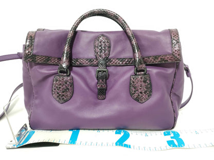 BOTTEGA VENETA Python 2-way shoulder bag/handbag