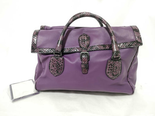 BOTTEGA VENETA Python 2-way shoulder bag/handbag