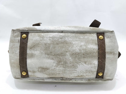 PRADA Prada Logo Jacquard Landscape Mini Boston Bag