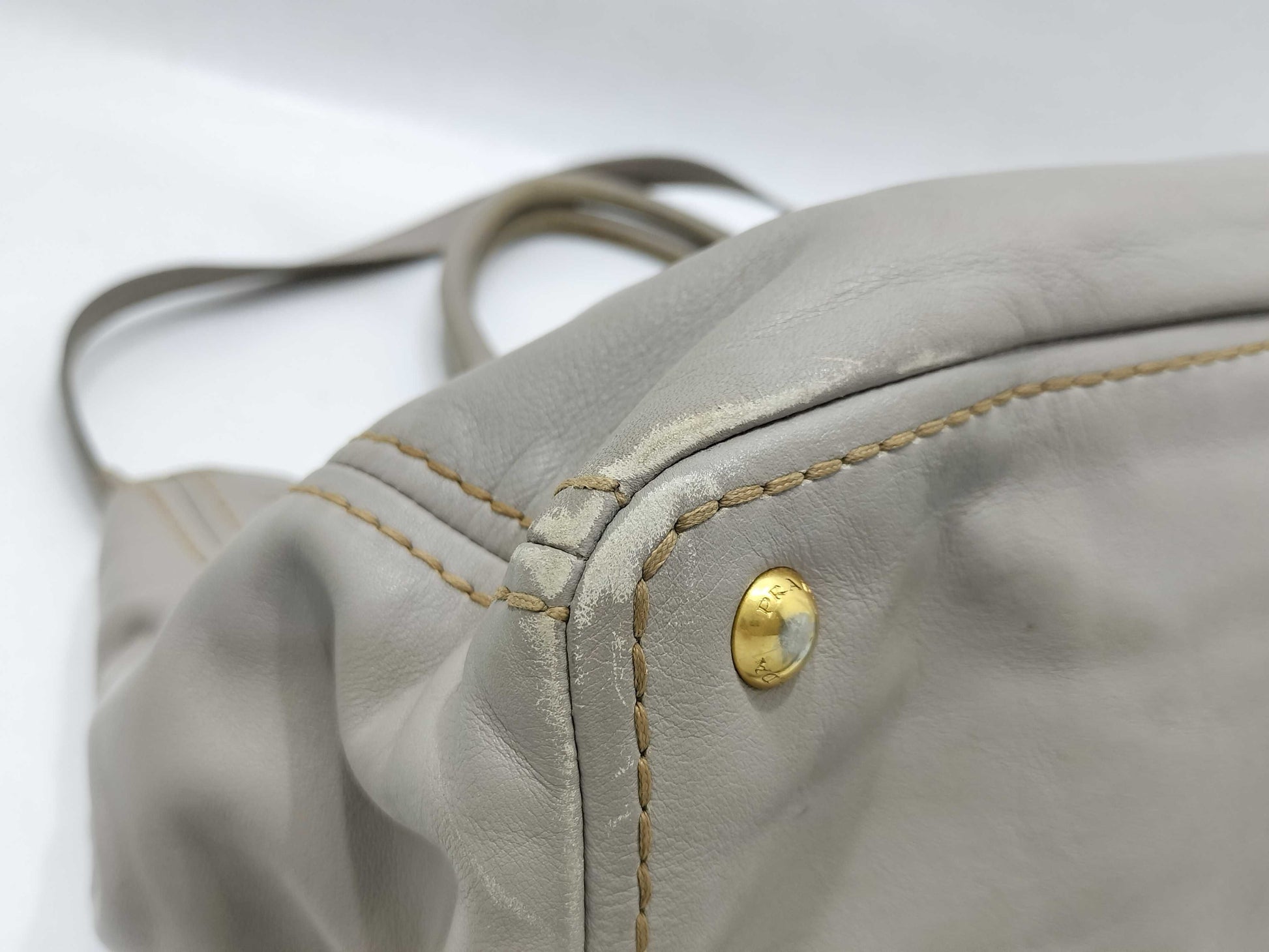 PRADA Prada 2-way shoulder bag leather business bag