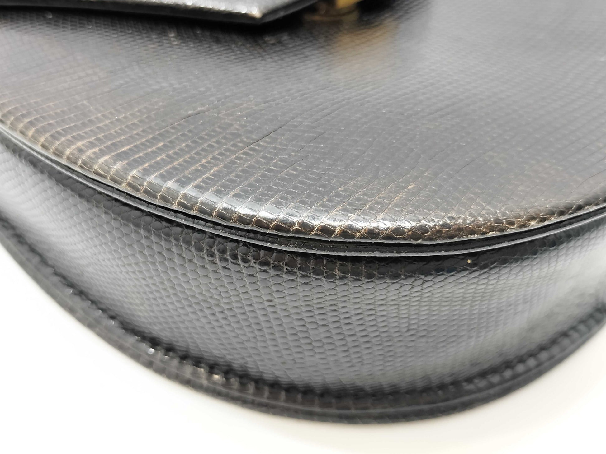 Yves Saint Laurent Lizard Shoulder Bag Shoulder Bag