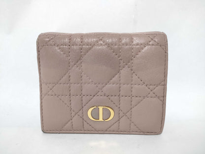 Dior Christian Dior Cannage Caro Folding Wallet