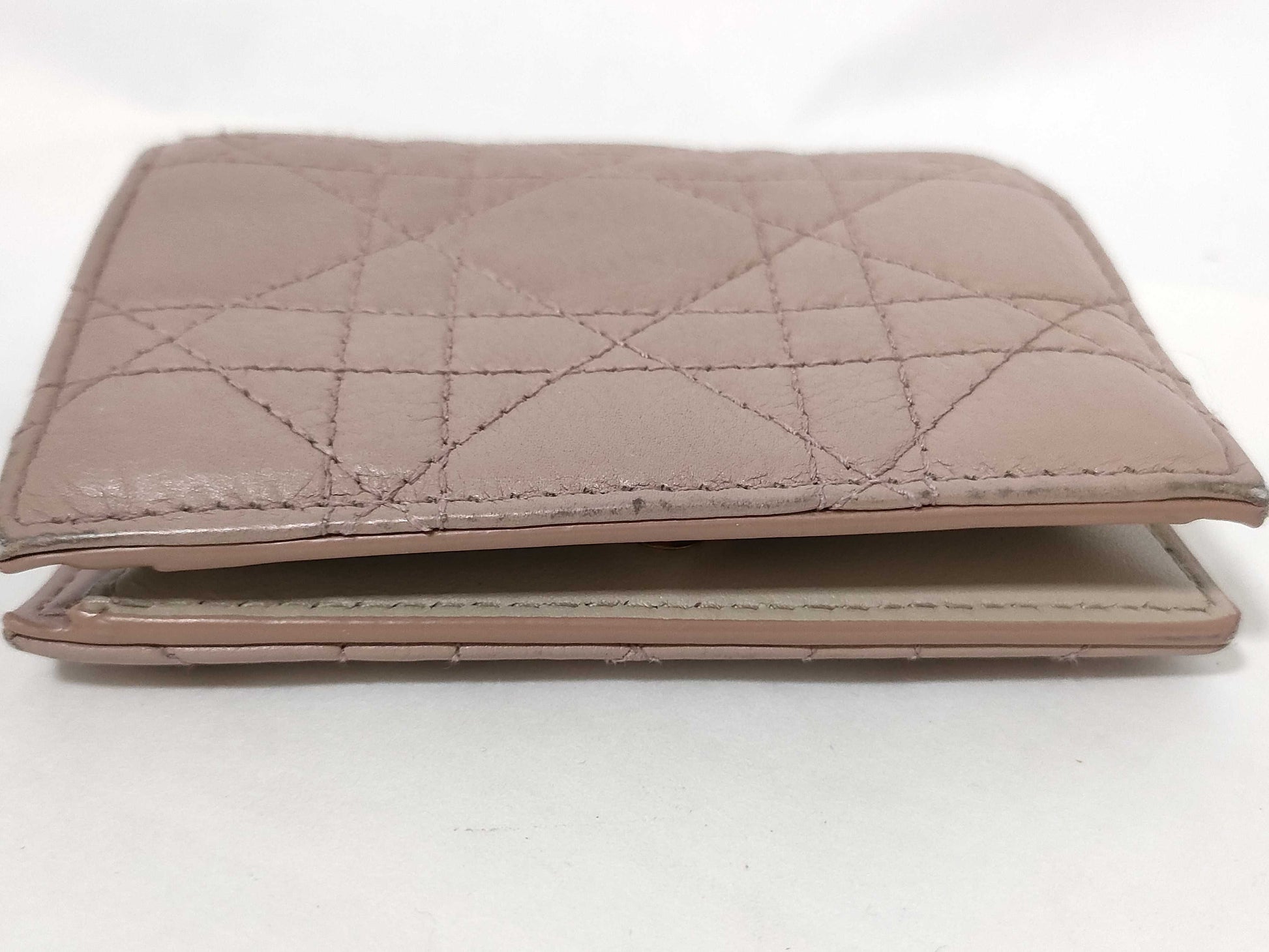 Dior Christian Dior Cannage Caro Folding Wallet