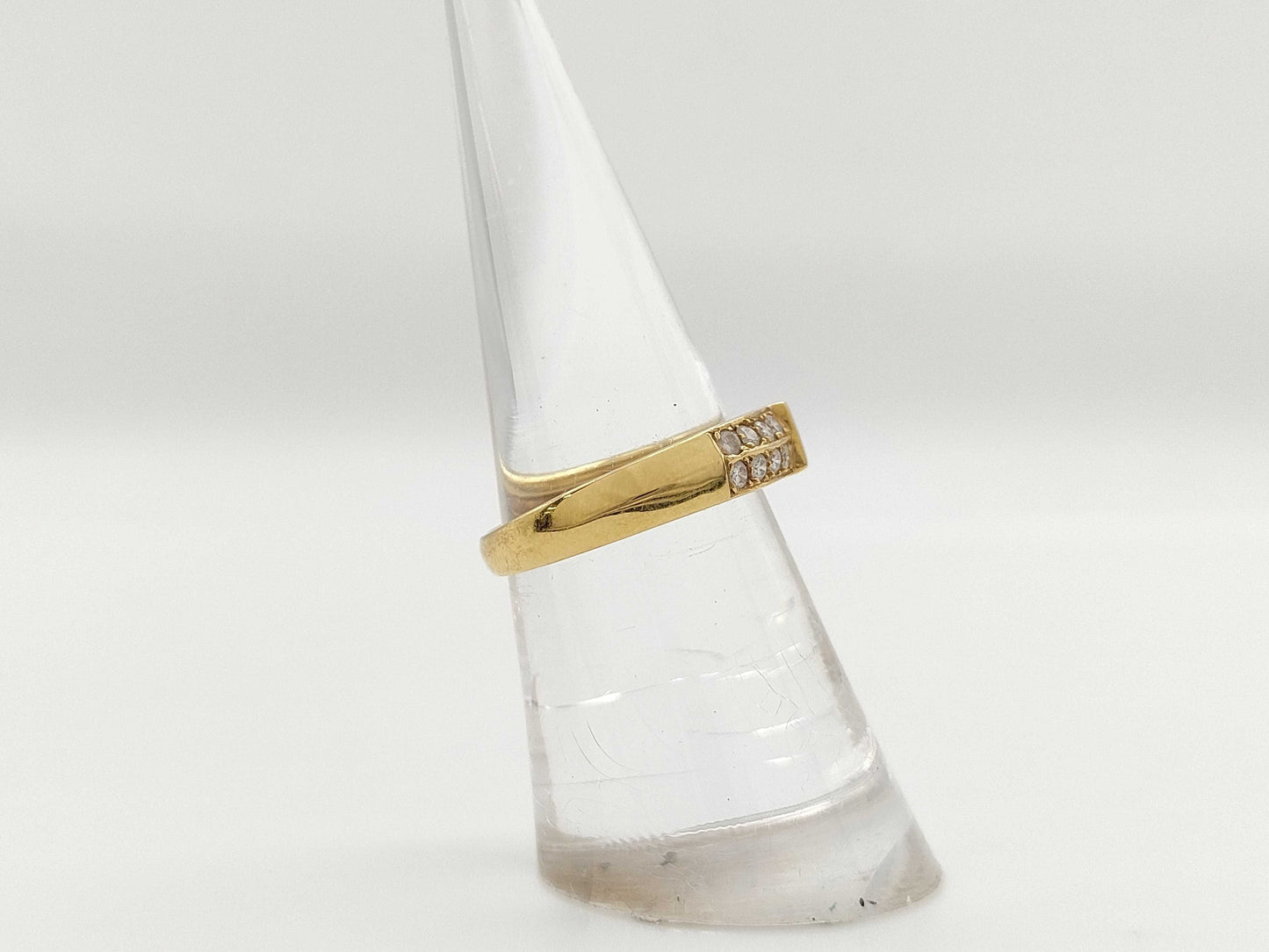 D0.22ct/0.25ct K18 3.5g Ring 