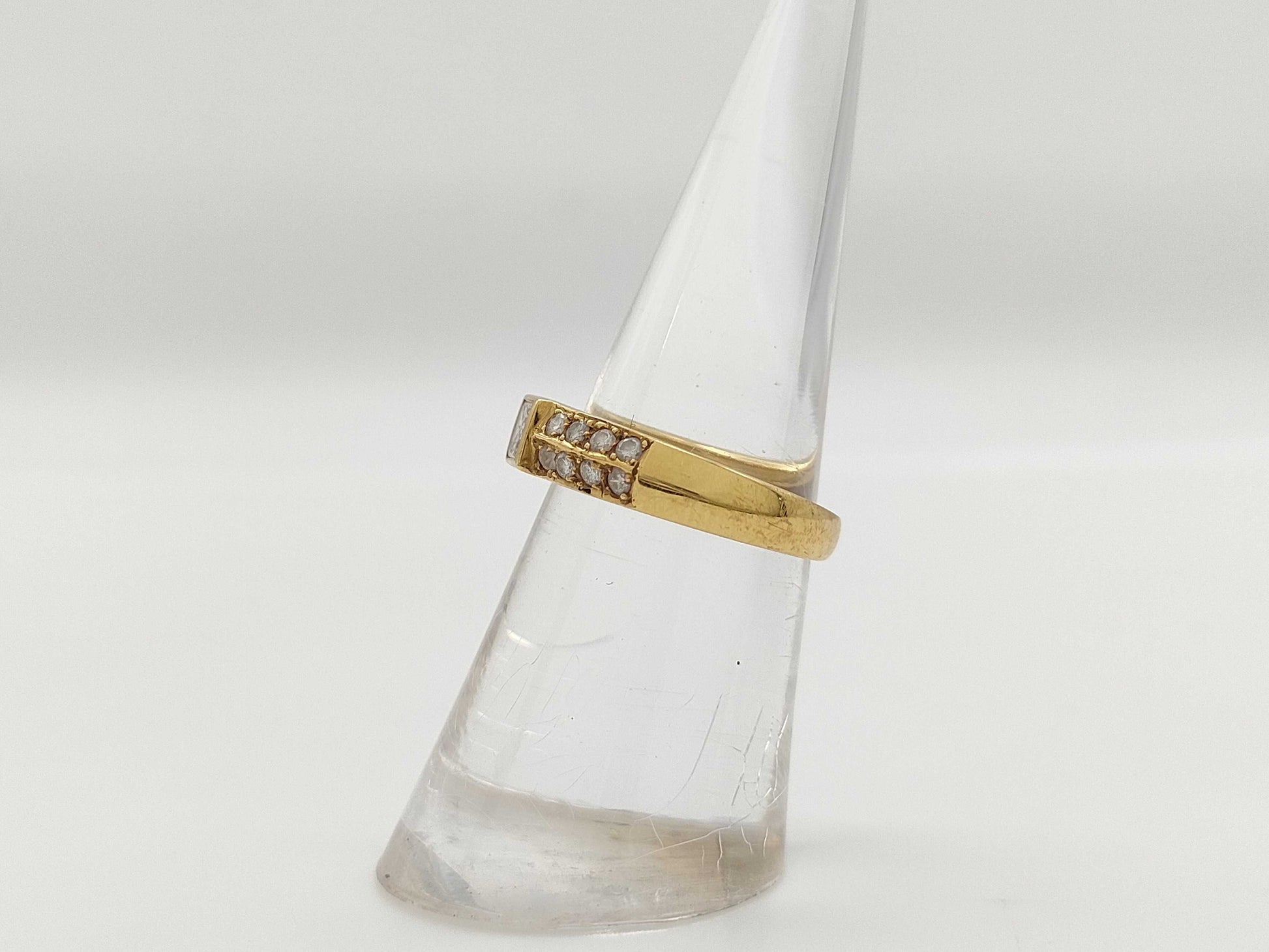 D0.22ct/0.25ct K18 3.5g Ring 