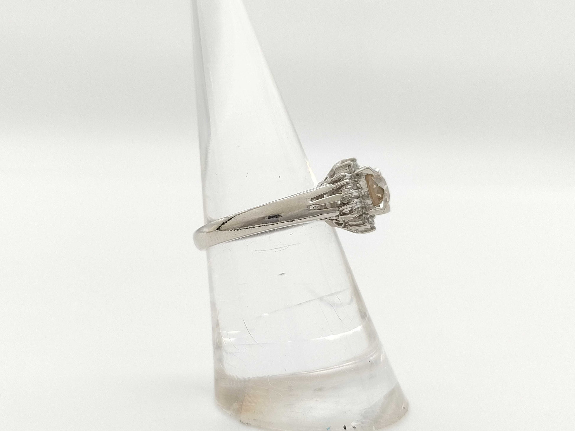 D0.76ct FD0.25ct PT900 5.7g Ring 