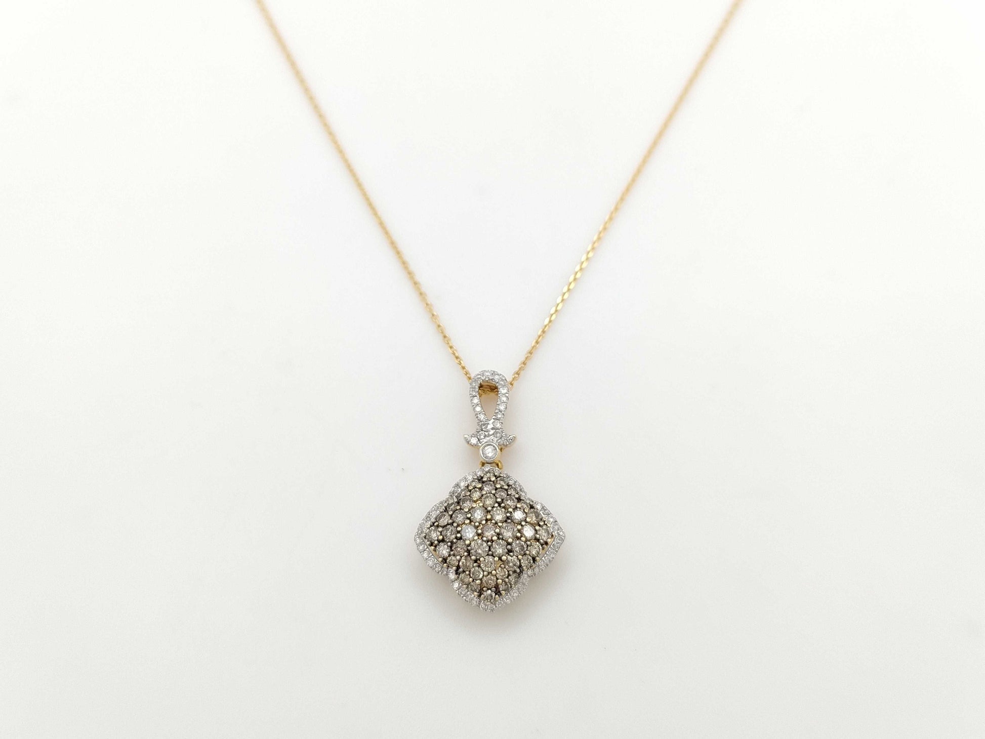 D0.75ct K18 3.8g Necklace 