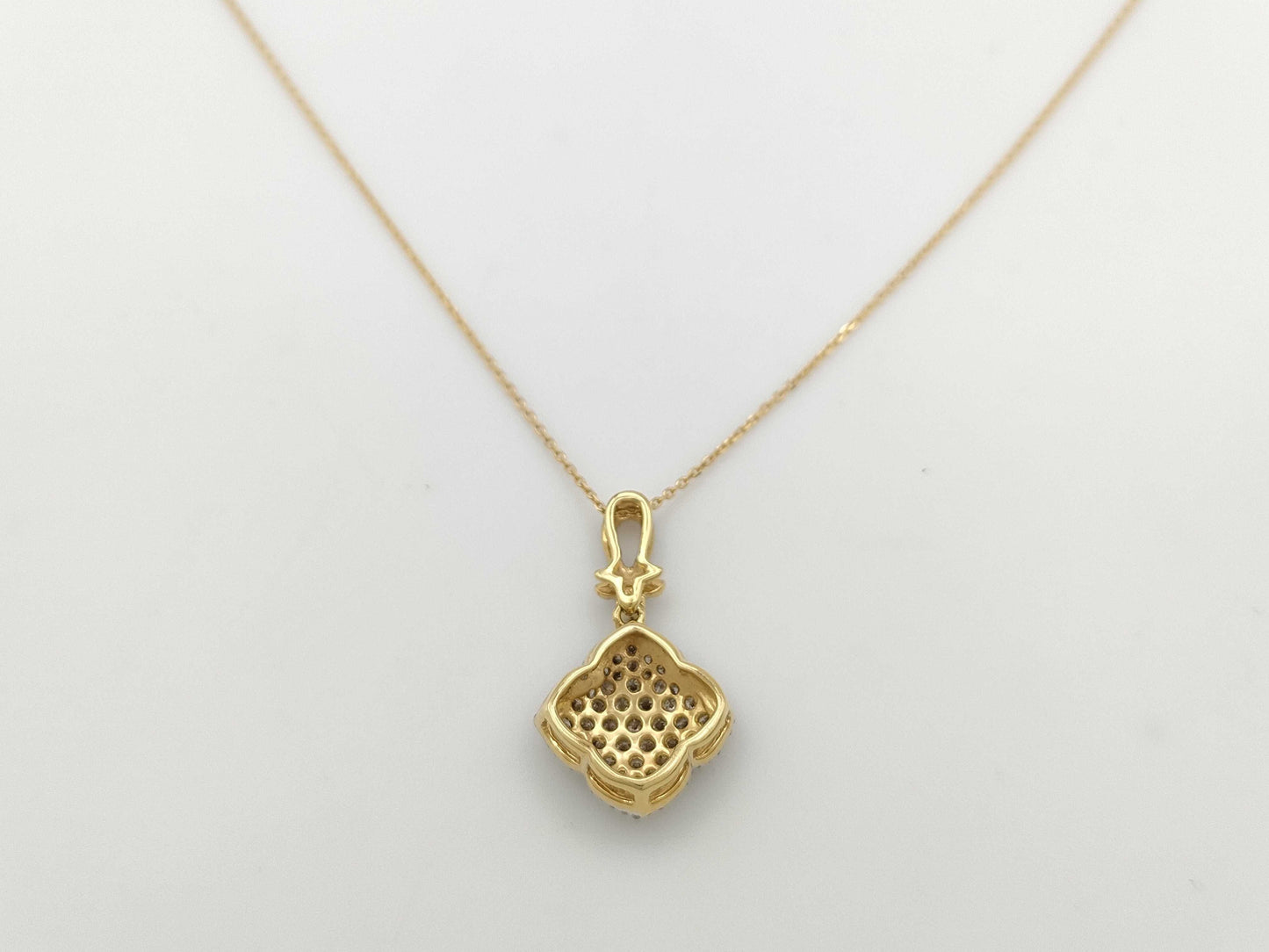 D0.75ct K18 3.8g Necklace 