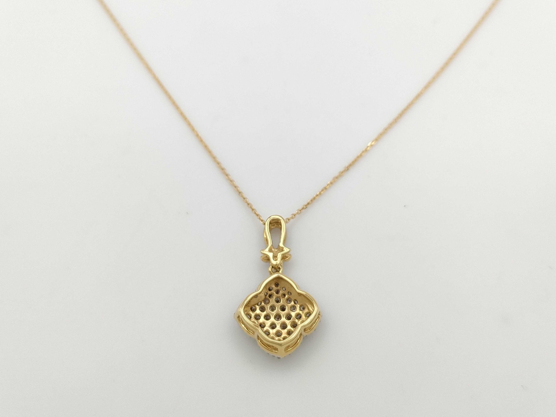 D0.75ct K18 3.8g Necklace 