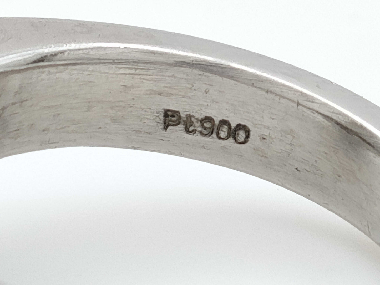 OP 0.82ct D 0.50ct PT900 10.8g Ring 