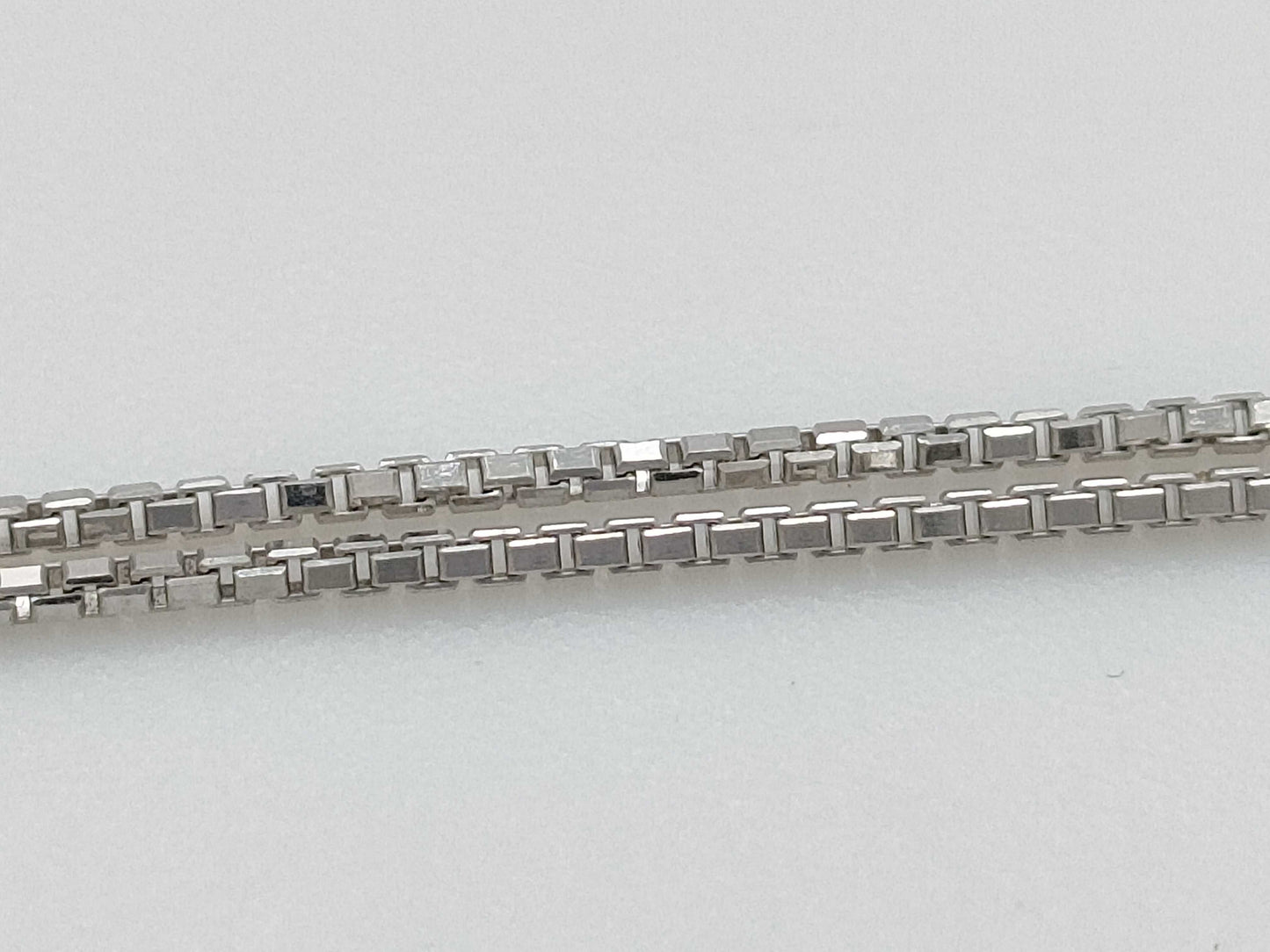 D0.19ct/0.15ct K18/K18WG 4.8g Necklace 