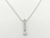 D0.30ct FD0.34ct K18WG 6.6g Necklace 