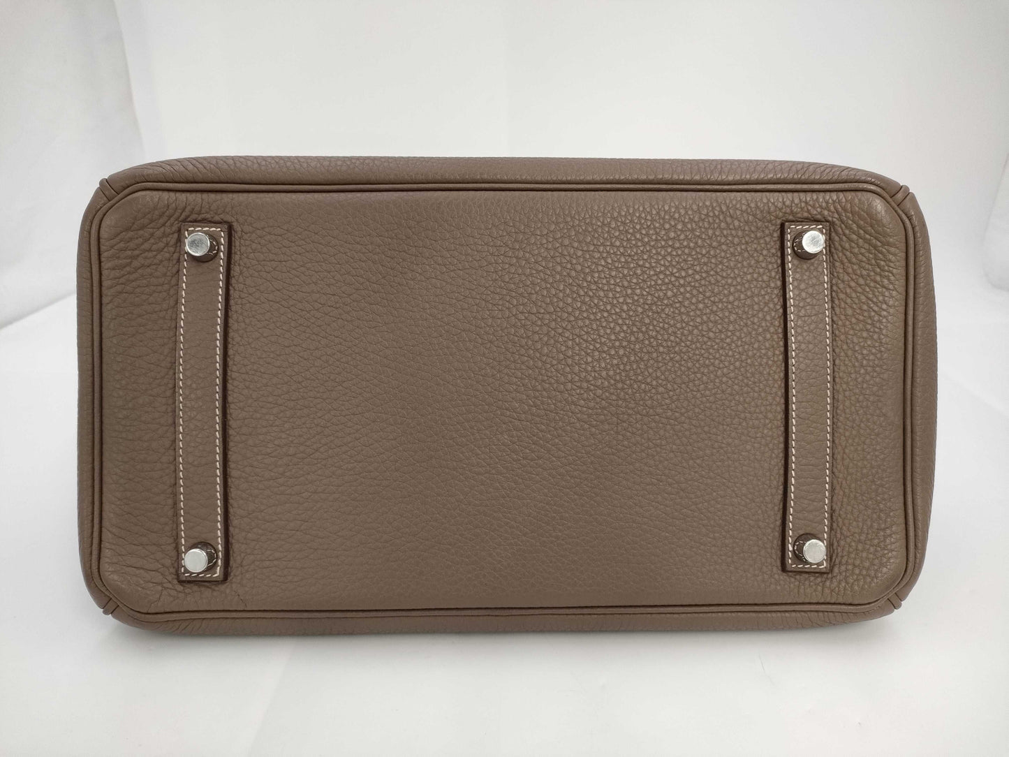 HERMES Birkin 35 □N Silver Hardware Handbag