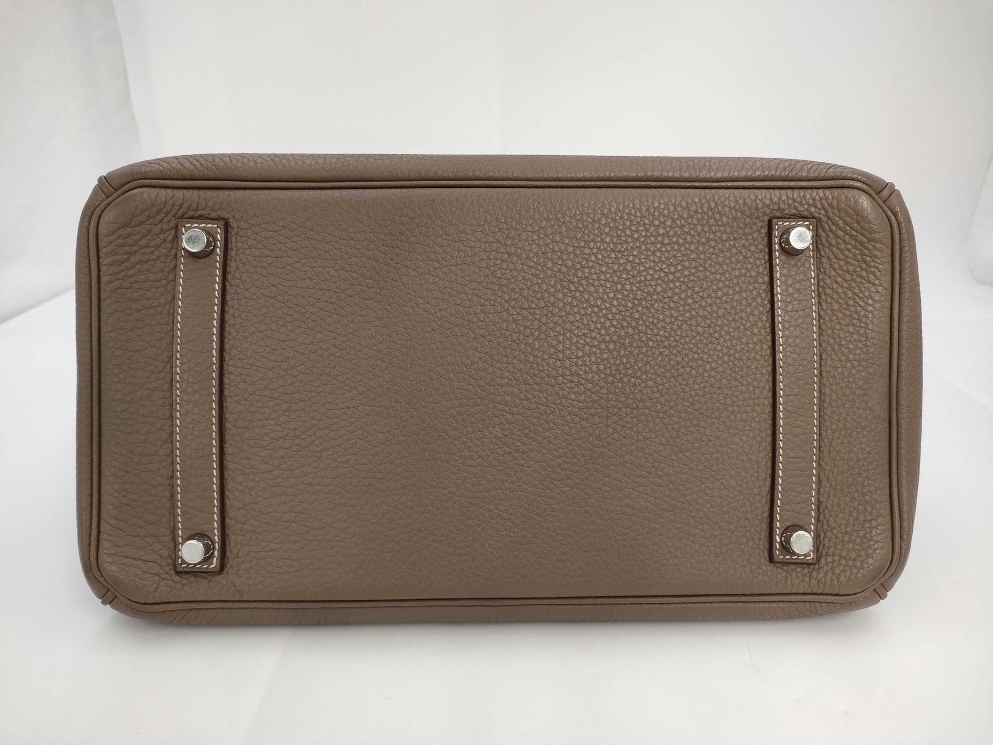 HERMES Birkin 35 □N Silver Hardware Handbag