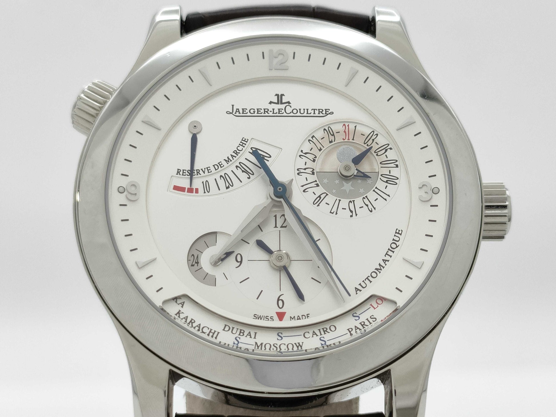 JAEGER LECOULTRE Master Geographic Q1508420 147.8.57.S 2450470 Automatic Men's Watch