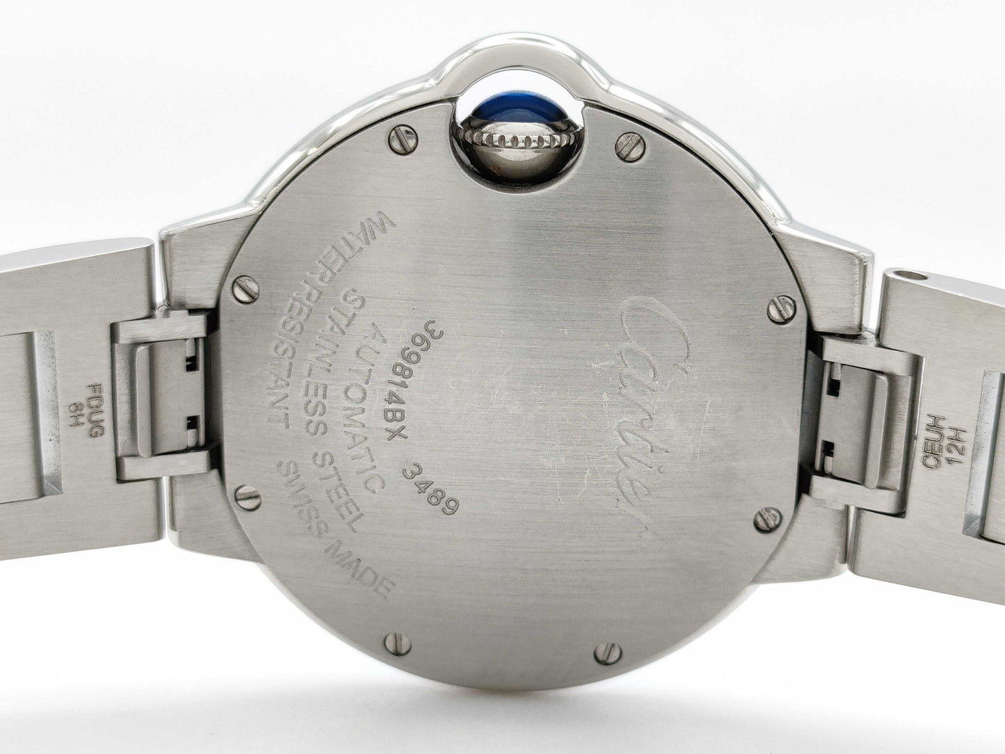 Cartier Ballon Bleu W4BB0028 3489369814BX Automatic Blue Dial Boys' Watch