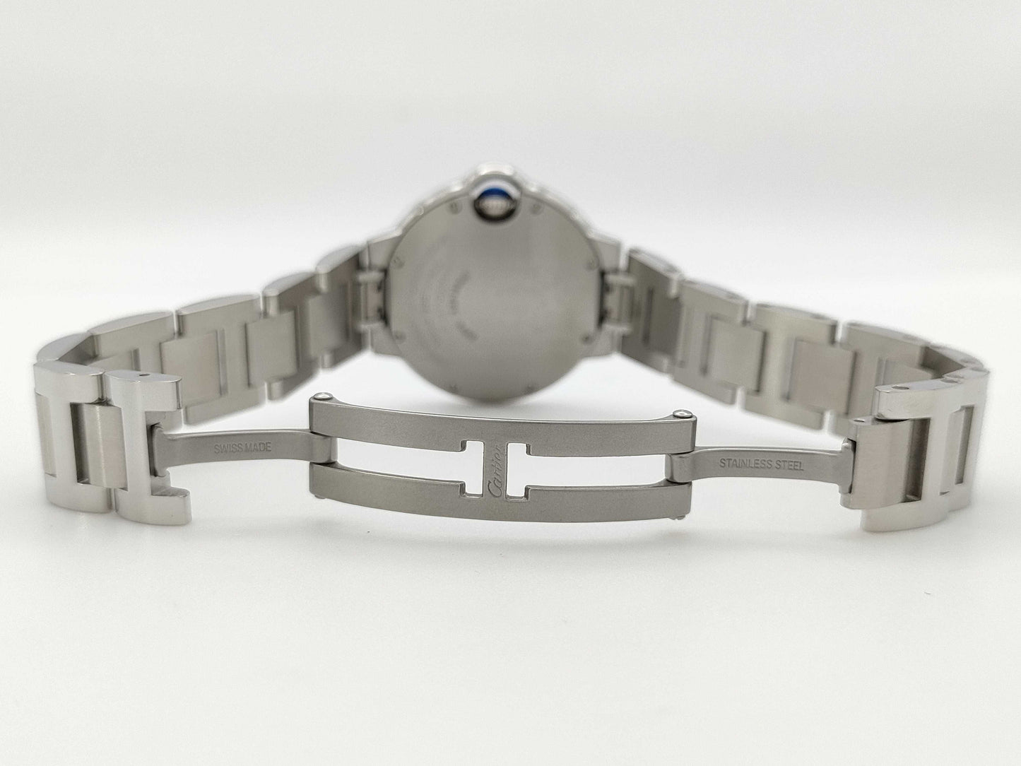 Cartier Ballon Bleu W4BB0028 3489369814BX Automatic Blue Dial Boys' Watch