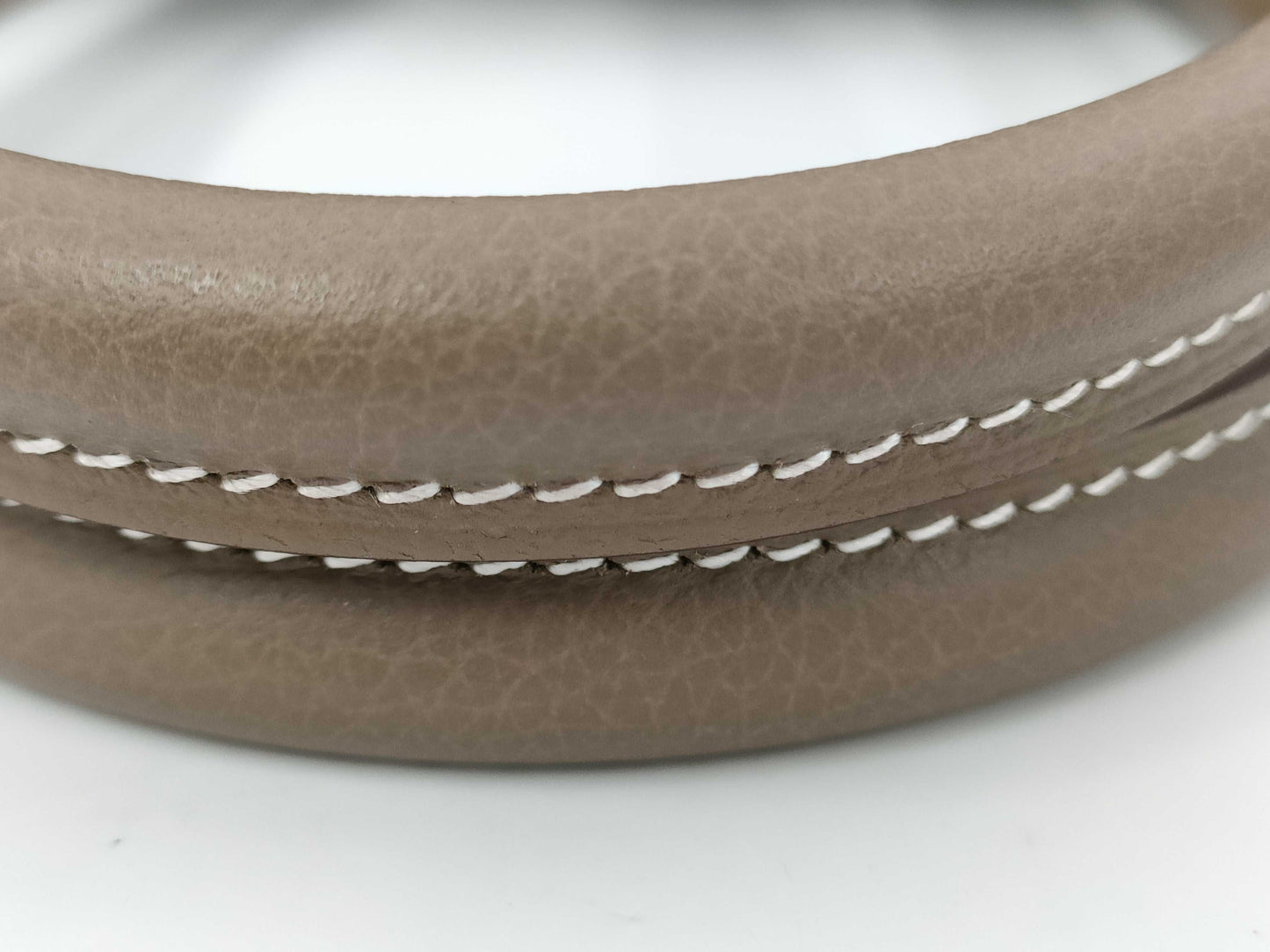 HERMES Shoulder Birkin 29 Etoupe x Evercolor x Silver Hardware x K Stamp Shoulder Bag