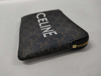 CELINE Triomphe Canvas Coin Case