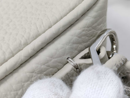 Vasic anyway shoulder bag, leather, greige.