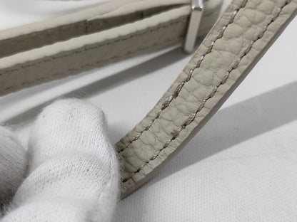 Vasic anyway shoulder bag, leather, greige.