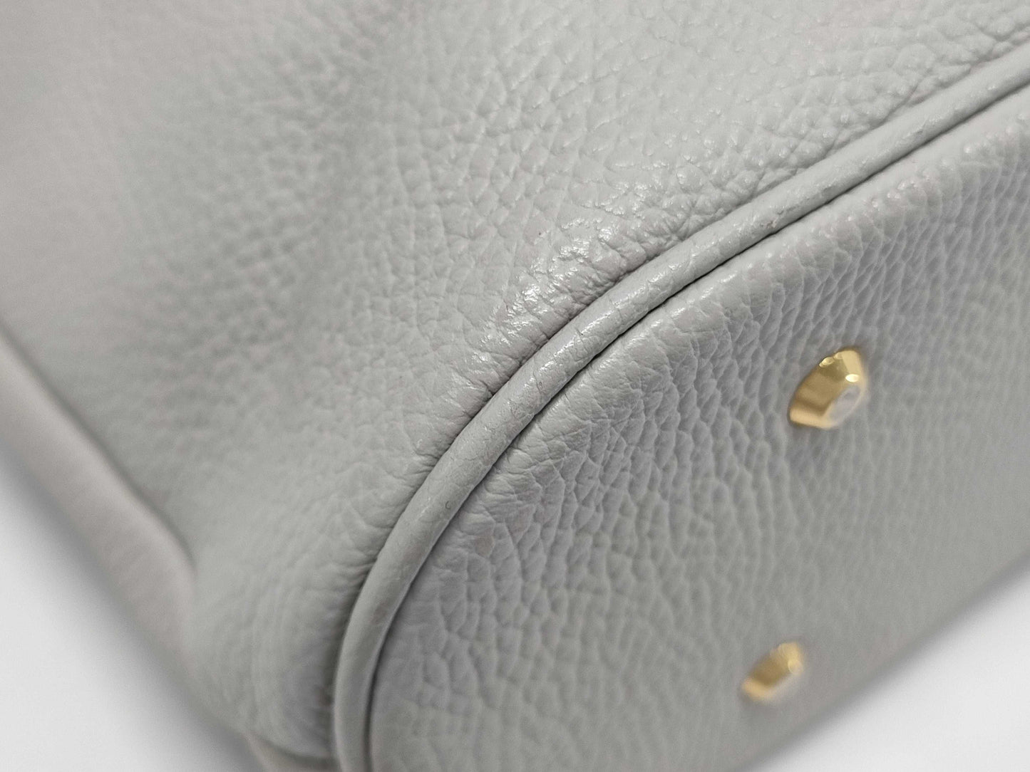 Atao Shoulder Bag, Leather, Gray