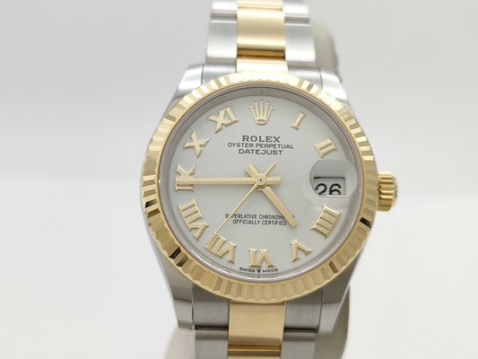 ROLEX 278273 4K638468 White Roman Women's Watch