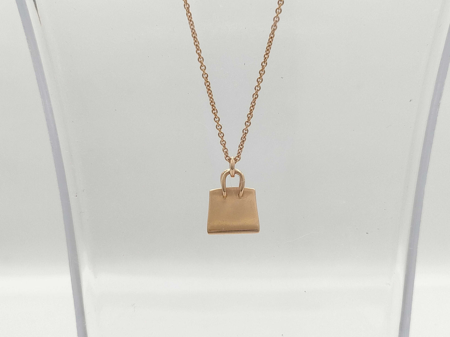 HERMES Kelly Spinel PG Au750 11.4g Necklace 