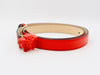 VERSACE La Medusa Leather Belt 70/28 Red