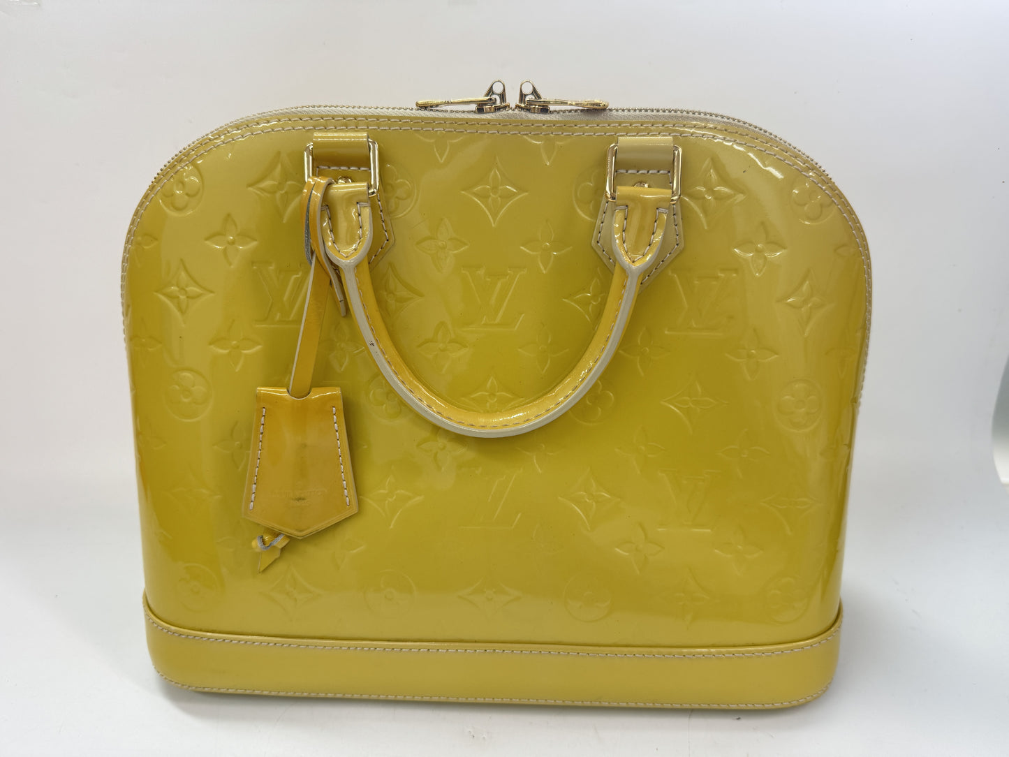 LOUIS VUITTON Alma PM Jaune Passion Handbag