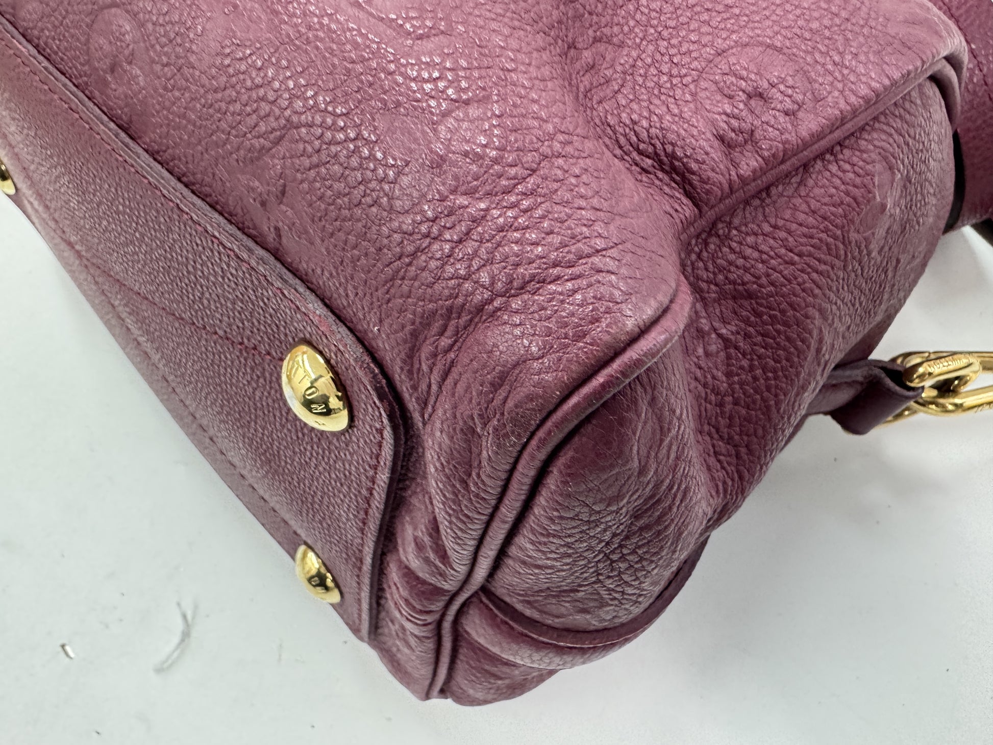 LOUIS VUITTON Speedy Bandouliere 25 with Aurore Shoulder Strap and Clochet Handbag