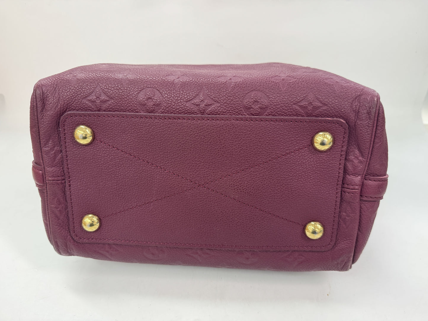 LOUIS VUITTON Speedy Bandouliere 25 with Aurore Shoulder Strap and Clochet Handbag