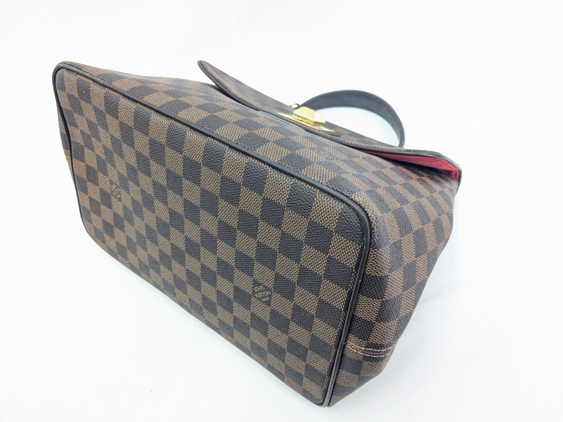 LOUIS VUITTON LV Damier Bergamo MM Handbag