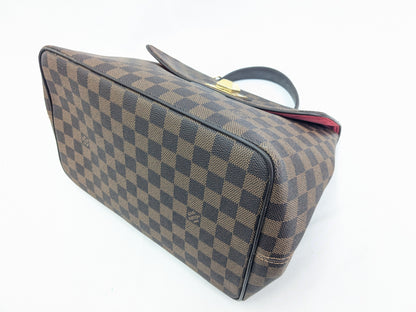 LOUIS VUITTON LV Damier Bergamo MM Handbag