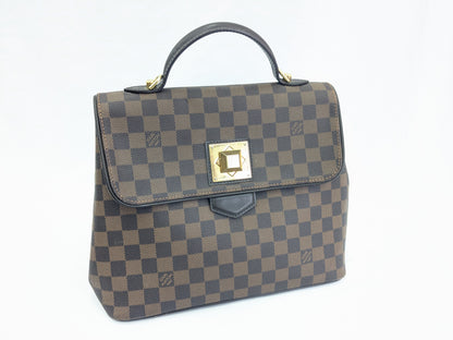 LOUIS VUITTON LV Damier Bergamo MM Handbag