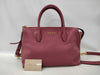 Miu Miu RN1016 Madras 2-way Shoulder Bag, Leather, Gold Hardware, Pink Handbag