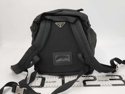 PRADA Prada Backpack Nylon Triangle Logo Rucksack